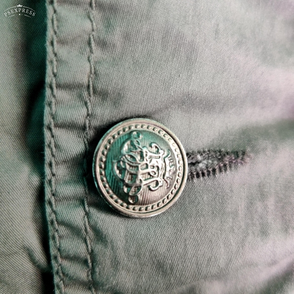 S. Deer Gray Regal Suit Tux Pleated Shorts Romper Jumpsuit - Picture 7 of 8